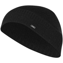 Czapka Jesienno-Zimowa, Elegancka Beanie, Ciemny Szary, Grafitowa, Wełniana