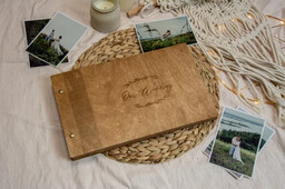 Personalizowany album na zdjęcia wklejane - (album skręcany
