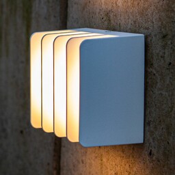 LUTEC Kinkiet zewnętrzny LED Gridy, IP54