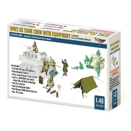 Wwii Załoga Czołgu Usa Z Wyposażeniem 1:48