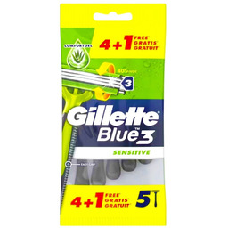GILLETTE Blue III Sensitive jednorazowa maszynka 5szt.