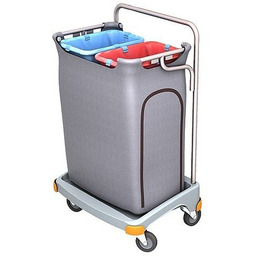 Podwójny wózek na odpady z tworzywa sztucznego Splast