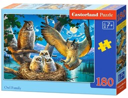 Castorland PUZZLE 180 OWL FAMILY CASTOR