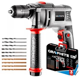 WIERTARKA UDAROWA 550W UCHWYT SAMOZACISKOWY 13 MM 0-3000MIN