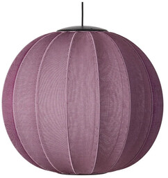 Lampa Wiszące Made By Hand, fioletowy, sypialnia, tkanina