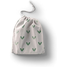 Bonamaison Torby bawełniane z nadrukiem ze ściągaczem, torba