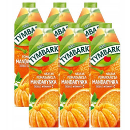 Tymbark Nektar pomarańcza mandarynka 1 l x 6