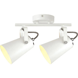 Lumes Biała loftowa lampa sufitowa z reflektorami -