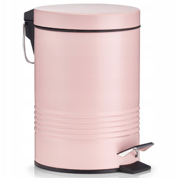 Kosz Na Śmieci Łazienkowy Pudrowy Róż 3L Zeller