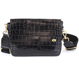 Skórzana listonoszka damska czarna Daag ASTRA-S