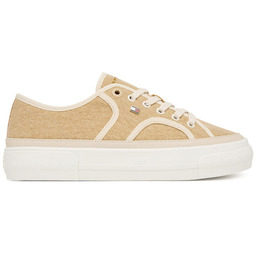 Tenisówki Tommy Hilfiger Platform Vulc Piping FW0FW09394 Żółty