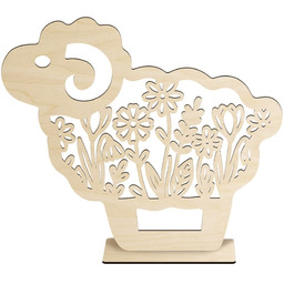 Pakamera Figurka Baranek Wielkanocny DUŻA 20cm Drewniana Sklejka