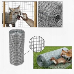 Siatka Hodowlana Zgrzewana 25 Mb Ocynkowana Gruba 15X15