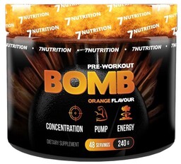 7Nutrition BOMB Pre-Workout 240g - Pomarańcza