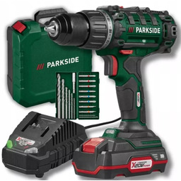 Parkside Pabs 20-LI G8 Akumulatorowa Wiertarkowkrętarka Zestaw