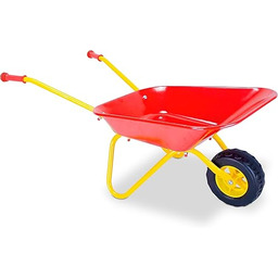 Relaxdays Taczka dla dzieci, antypoślizgowe uchwyty, wys. x