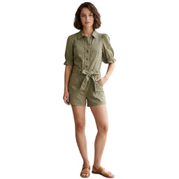 Kombinezon damski Naf Naf Efanny jeansowy khaki