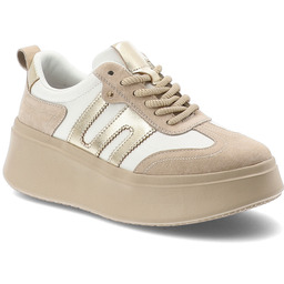 Filippo Sneakersy damskie, cholewka ze skóry naturalnej klasyczne