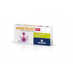 ANESTELOC Max zgaga - 14 tabletek