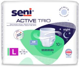 Seni Active Trio, elastyczne majtki chłonne, L, 100-135
