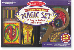 Zestaw magiczny z litego drewna Deluxe z 10