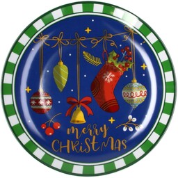 Tognana Toys Blue Talerz Panettone 31 cm, porcelana,