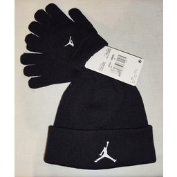 Nike Jordan Czapka Rękawiczki Dziecięce Sportowe Kids Komplet
