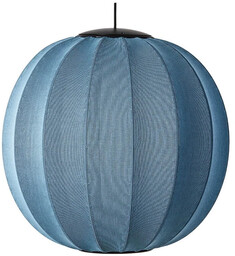Lampa Wiszące Made By Hand, niebieski, sypialnia, tkanina