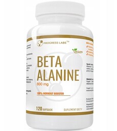 PROGRESS BETA ALANINE 800MG 120K ALANINA WYTRZYMAŁOŚĆ POMPA