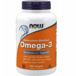 Now Foods Kwasy Omega-3 DHA 120mg EPA 180mg