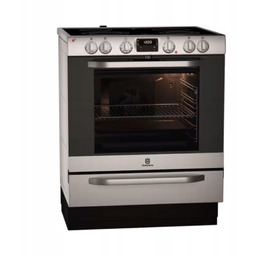 Kuchnia ceramiczna elektryczna Electrolux Husqvarna QSG71X 70cm Termoobieg