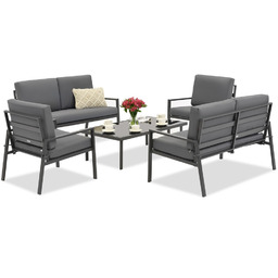 Zestaw mebli ogrodowych Vigo Coffee 6 antracyt Garden