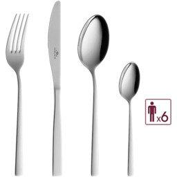 Zestaw sztućców GERLACH INNSJO 24szt. Stalowy