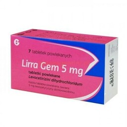 LIRRA GEM 5 mg - 7 tabletek