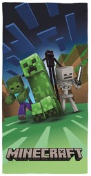 Ręcznik Bawełniany 70X140 Minecraft Night