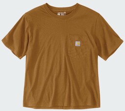 Koszulka damska bawełniana z kieszonką Carhartt Lightweight Crewneck
