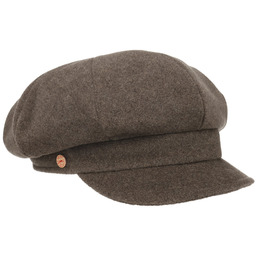 Women s Newsboy Cap by Mayser, brązowy, cm