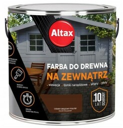 ALTAX Farba do drewna na zewnątrz 2,5L ciemny