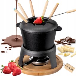Zestaw Żeliwny Do Fondue Funde Dla 6 Osób