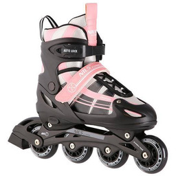 Nils Extreme Łyżworolki 2w1 NH18366A różowo-białe z płozą