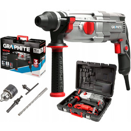 Graphite Młotowiertarka Sds+ udar 3.4J 900W 4 funkcje
