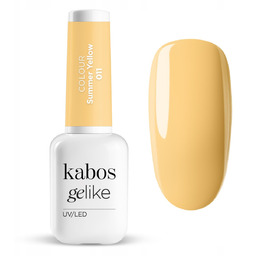 Kabos Gelike Lakier hybrydowy żółty do paznokci kolorowy