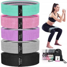 Taśmy oporowe XBrand FitLoops 5 poziomów materiałowe