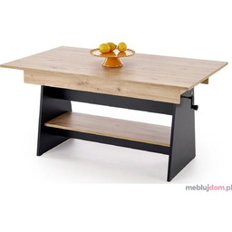 Ławostół rozkładany ERIKA Halmar Dąb Artisan + Czarny