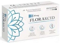 FloraKcid HA 10 mg, 10 globulek dopochwowych