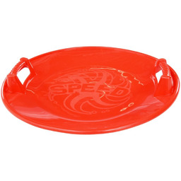 vidaXL, Okrągły Ślizgacz Śnieżny, Czerwony, 66.5 cm