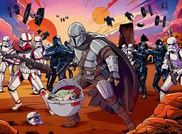 Puzzle dla dzieci 2D: Mandalorian 200 elementów