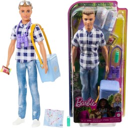 Barbie zestaw Kemping Lalka Ken + akcesoria