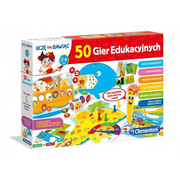 Mówiące Pióro 50, gra edukacyjna, zestaw, Clementoni