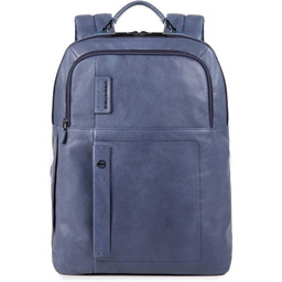 Piquadro Męski plecak ze skóry (1 opakowanie), czarny,